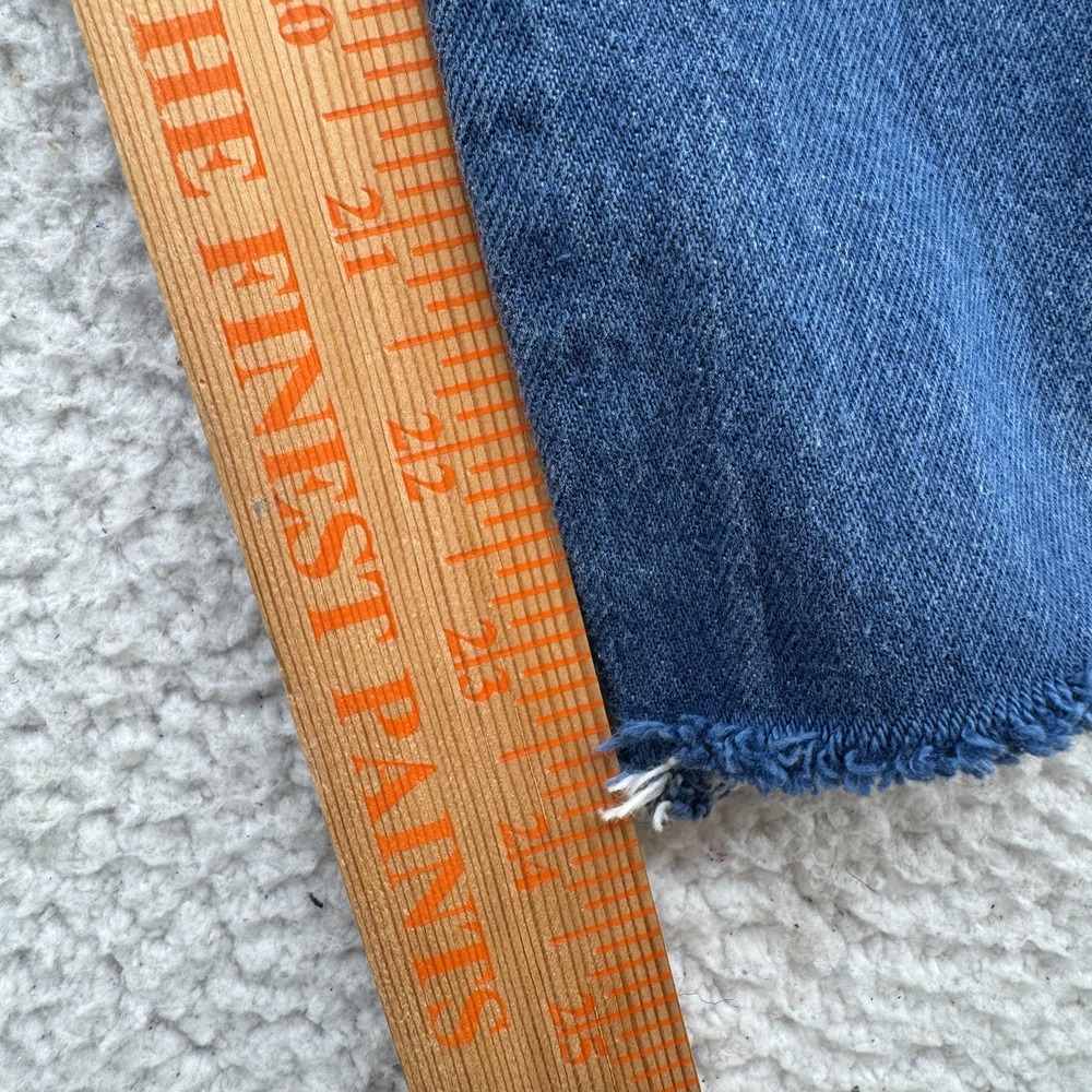 Y2K Levis 501XX Jeans Mens 36x30 (Fit 34x24) Chopped Blue Medium Wash Button Fly - Picture 4 of 10